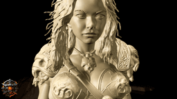 Nyra Silverwind of The Obsidian Circle 3d model
