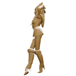 Festive Togruta Christmas Figure 3d model
