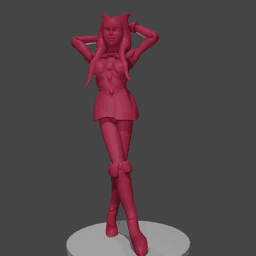 Festive Togruta Christmas Figure 3d model