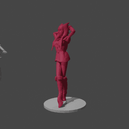 Festive Togruta Christmas Figure 3d model