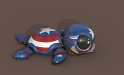 Super Turtle US Agent John Walker 3d model