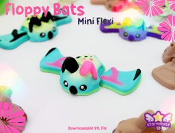 Floppy Bat + Pancake Bat Flexi 3d model