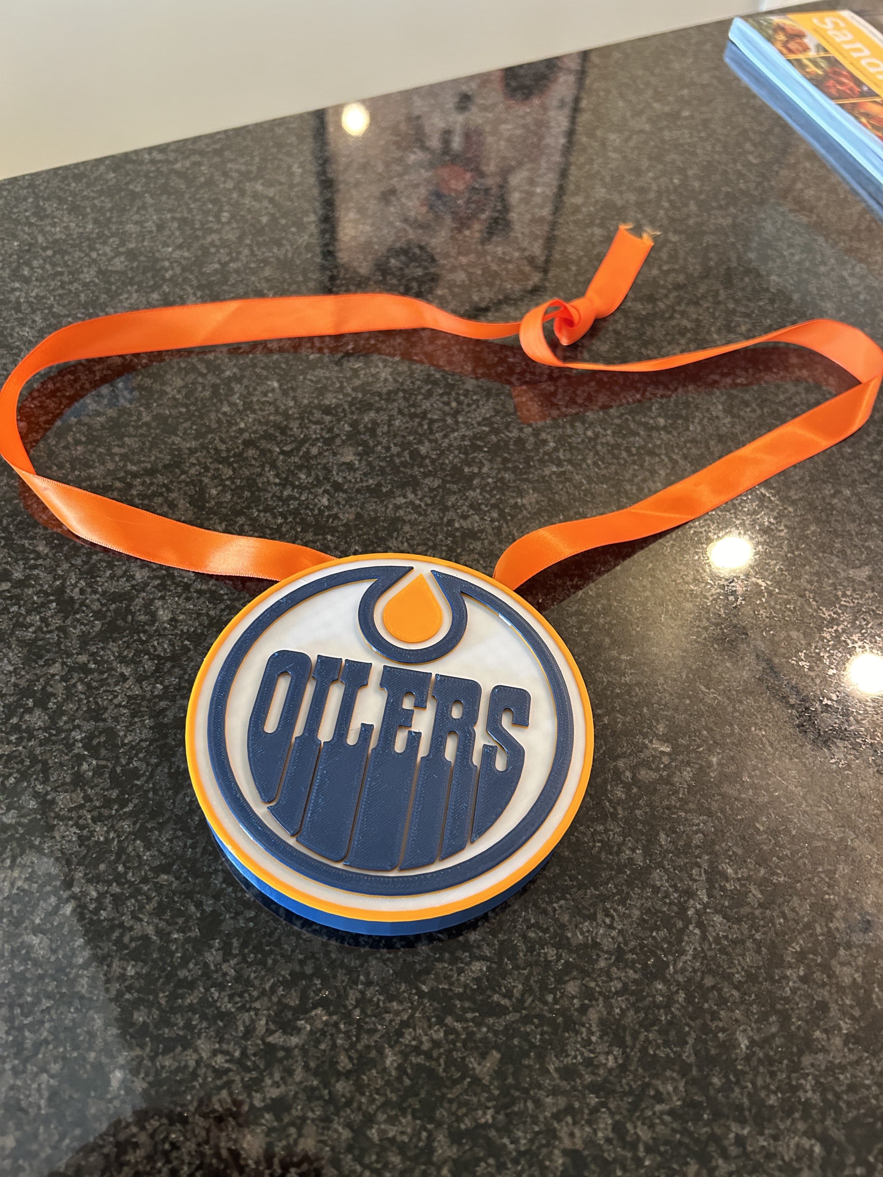 Oilers Medallion - No AMS needed multicolour 3d model