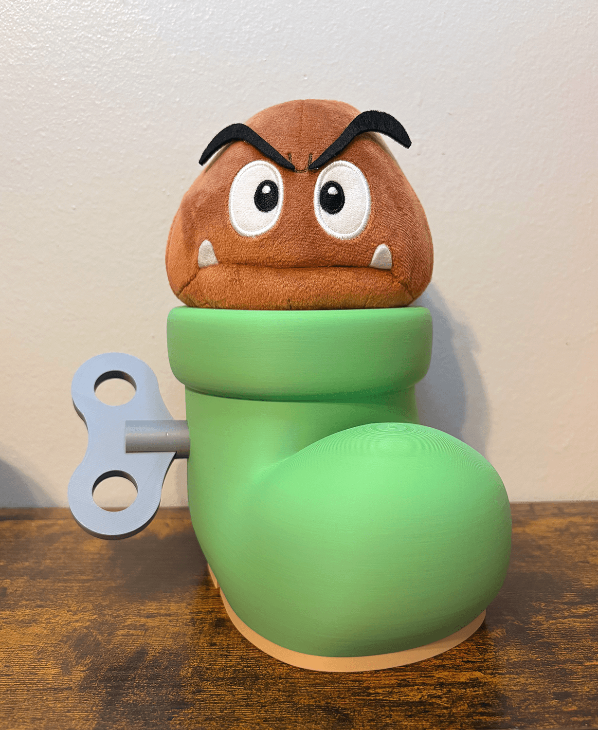Wind Up Boot (Goomba Shoe from Super Mario) 3d model