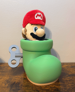 Wind Up Boot (Goomba Shoe from Super Mario) 3d model