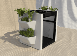 Bambu P1P Plant Stand Modplate #ThangsBambuContest 3d model