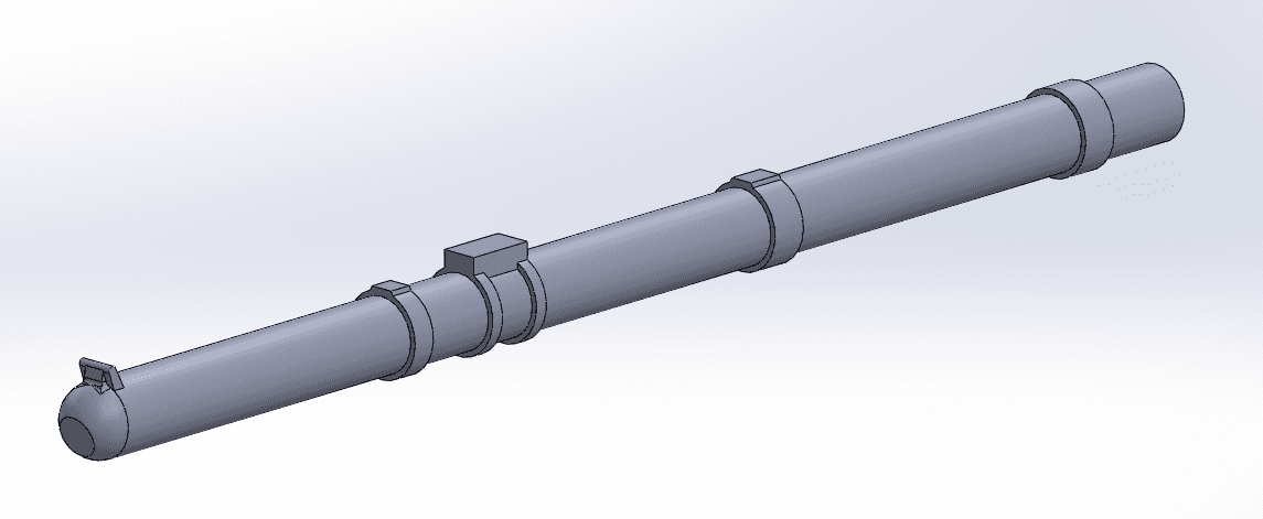 1:72 9K121 Vikhr on Rack.STL 3d model