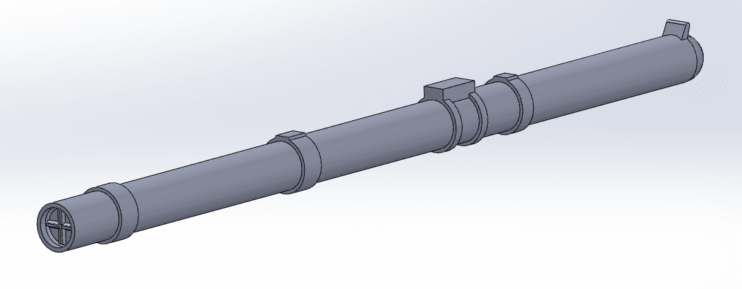 1:72 9K121 Vikhr on Rack.STL 3d model