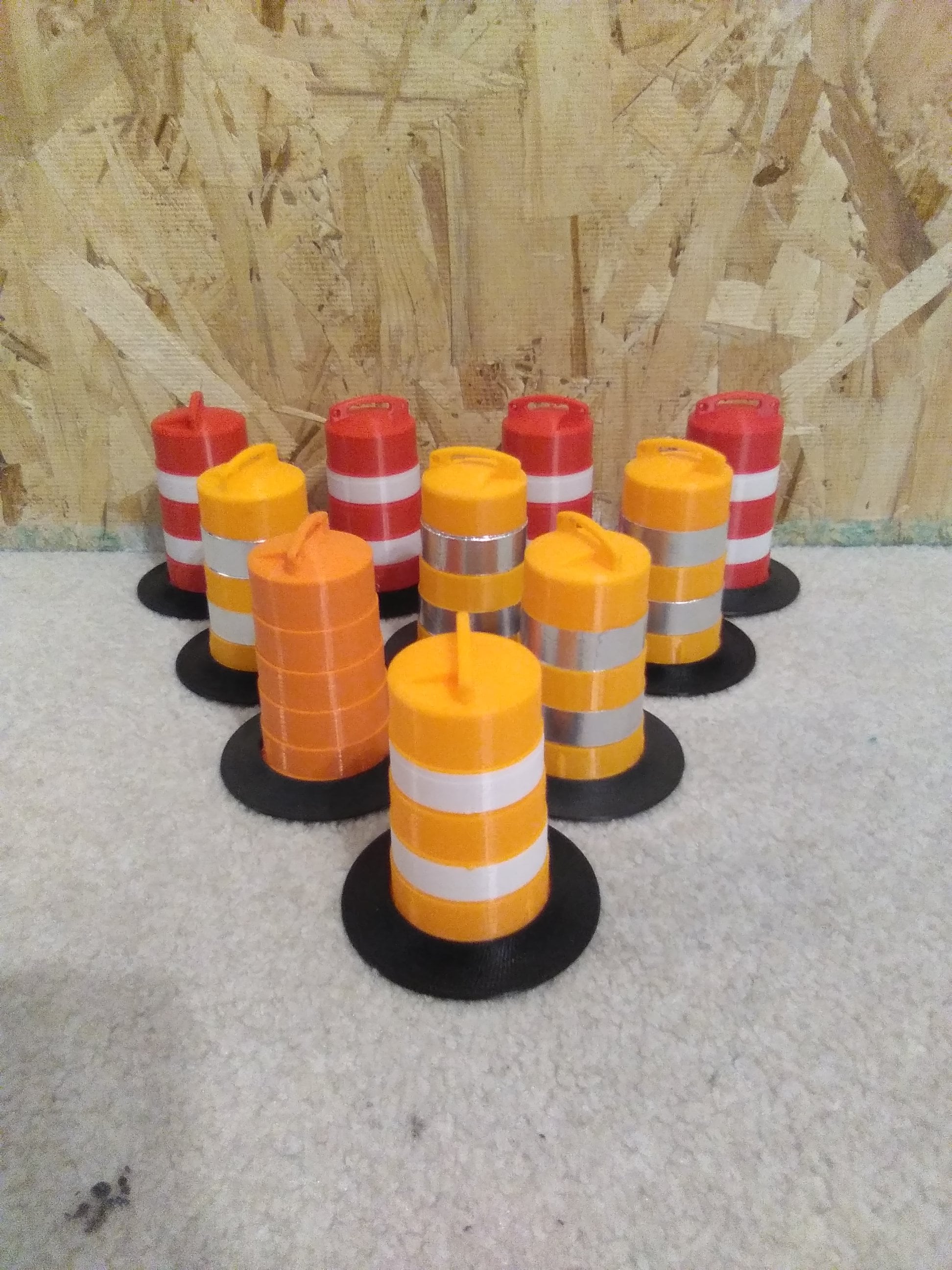 traffic drum 3d model