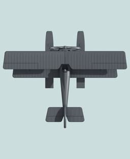 1:144 Hanriot H.D.2 (Late) 3d model
