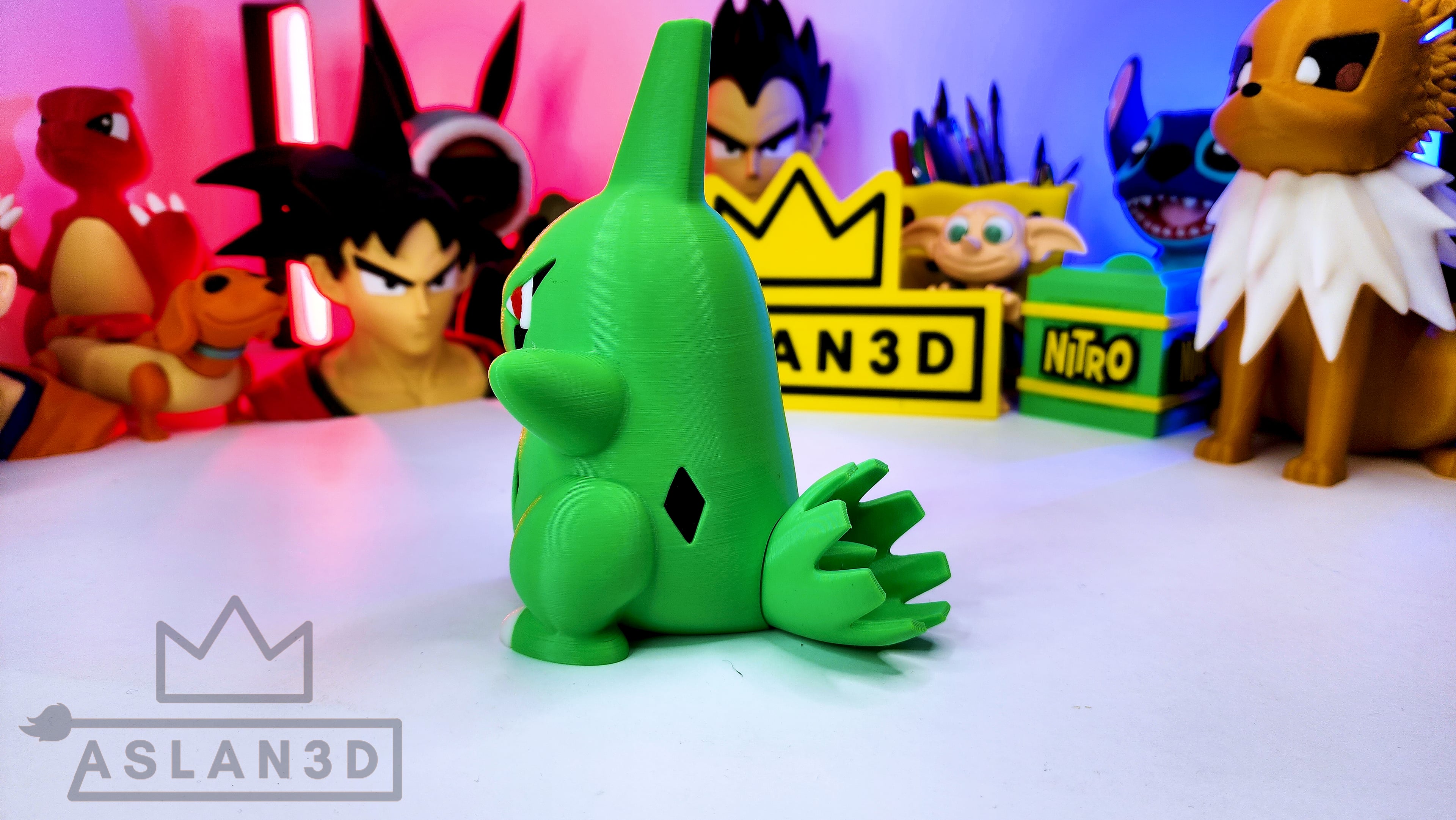 Larvitar By Colors 3d model