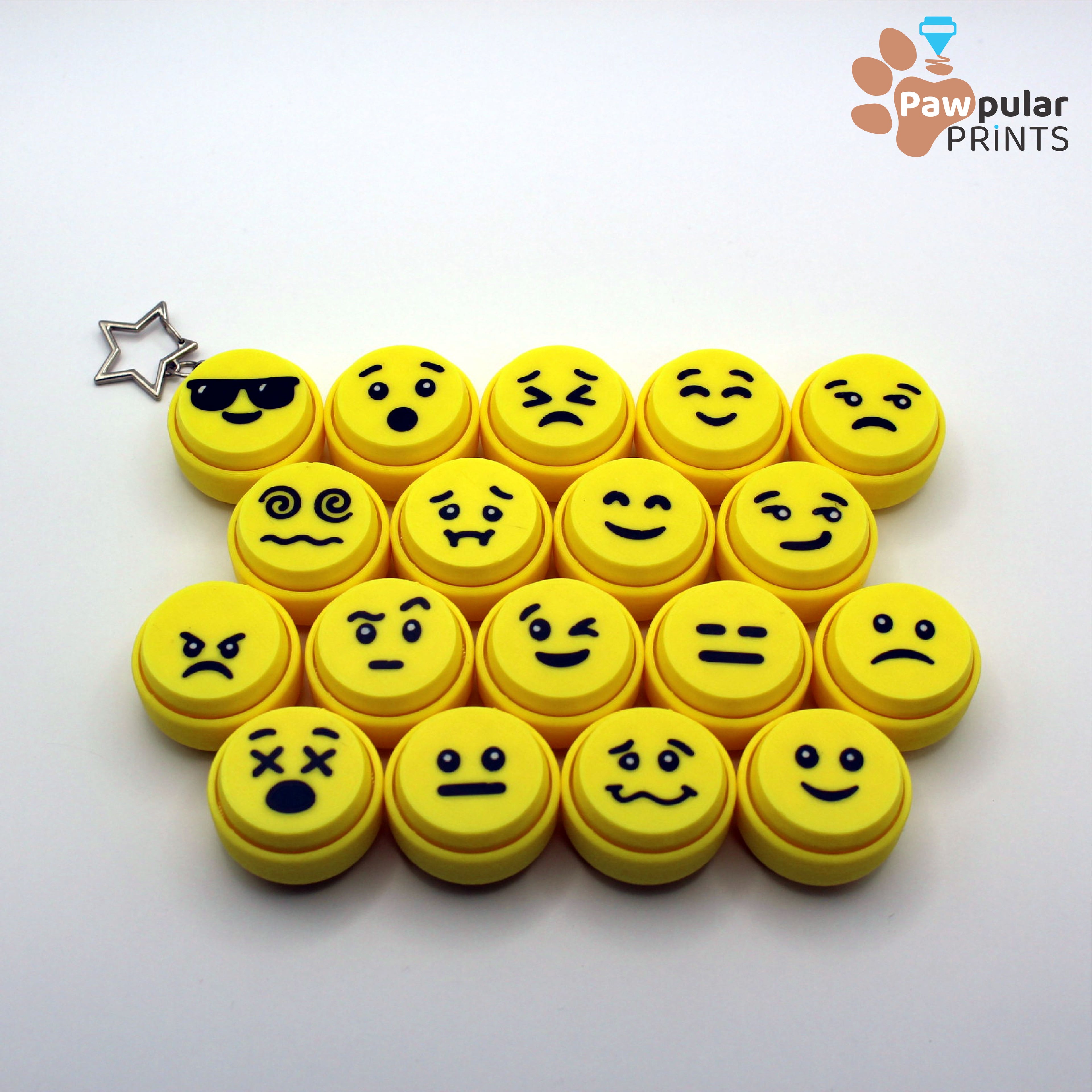 Emotional Clickers - Simple Pack 3d model