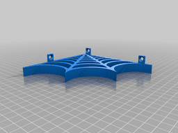 spiderweb bookshelf - mobilephone shelf 3d model