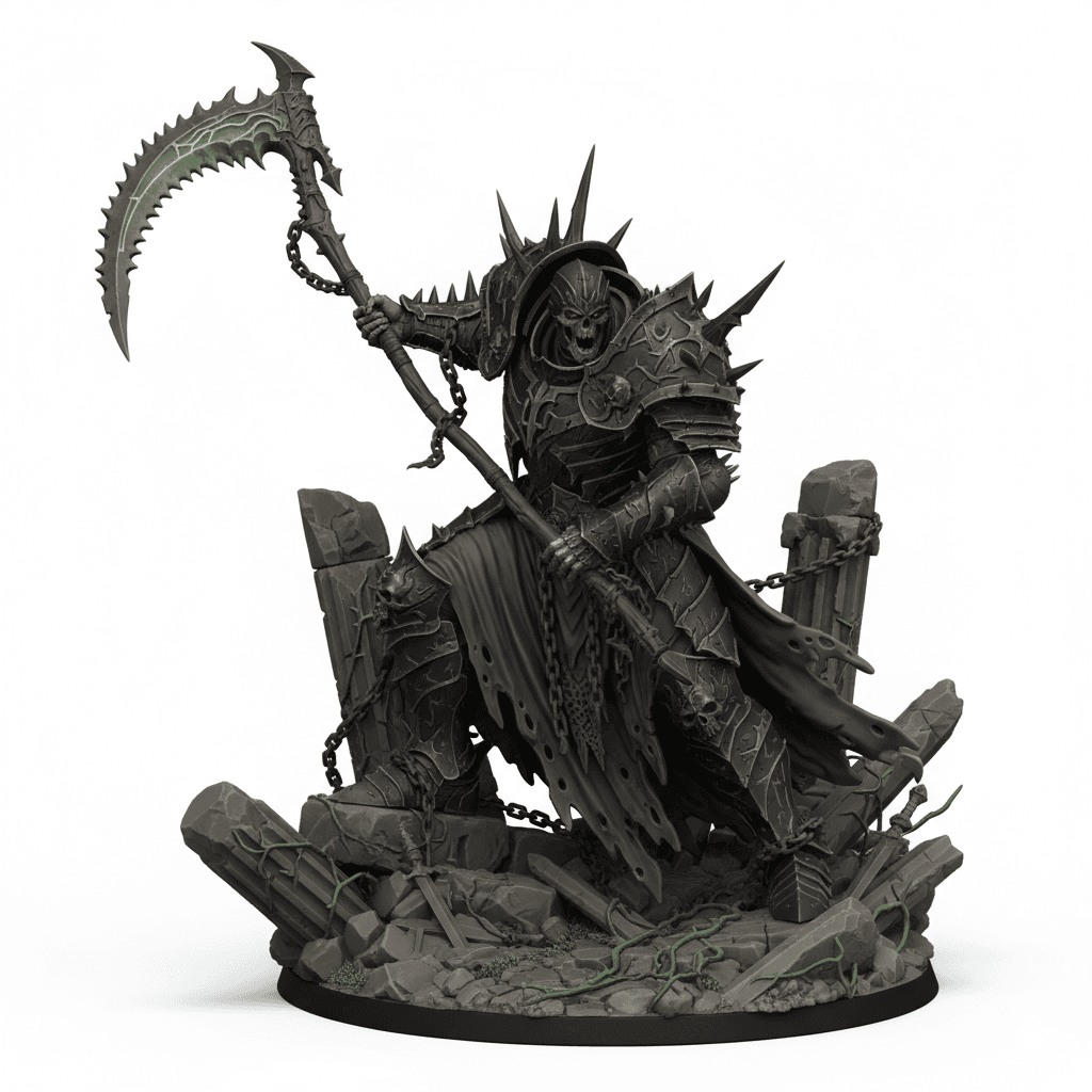 Undead Titan Castle Ruins Premium STL Design 3d model