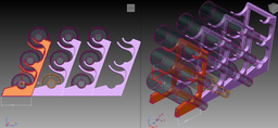 Modular bottle rack 3d model