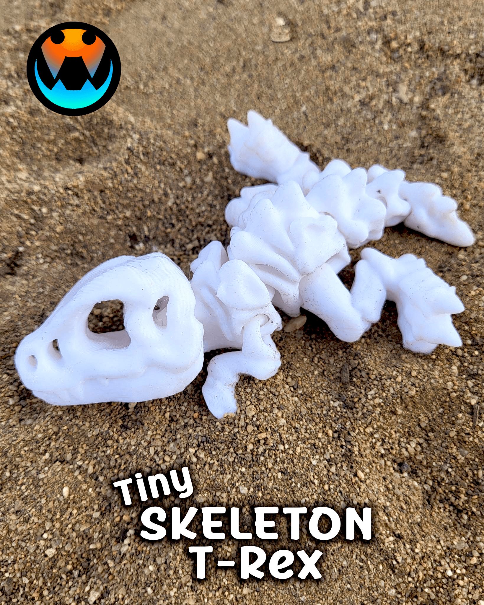 Tiny Skeleton T-Rex 3d model