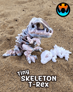 Tiny Skeleton T-Rex 3d model