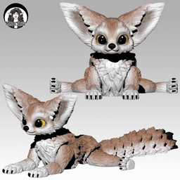 Fennec Fox 3d model