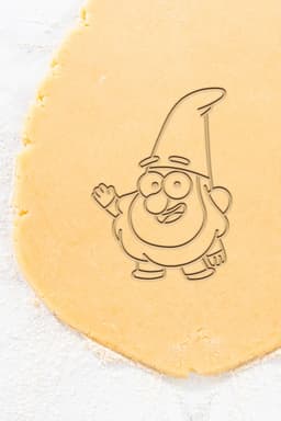Cartoon Cookie Cutter, Biscuit Cutter 3d model