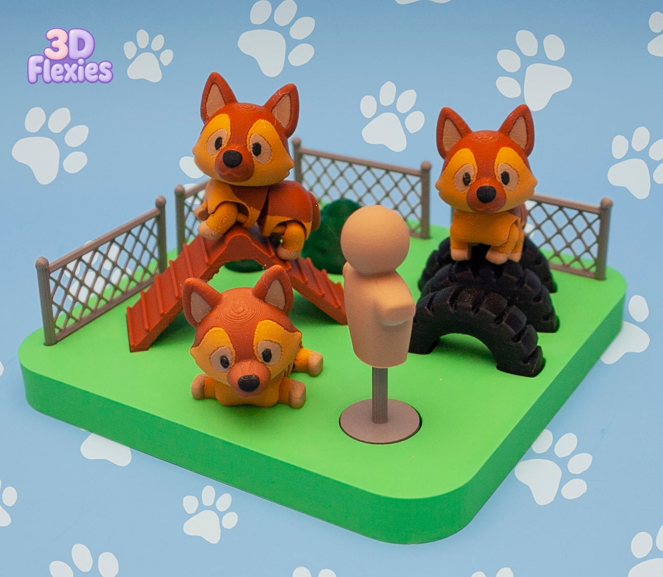 German Shepherd Training Grounds 3d model