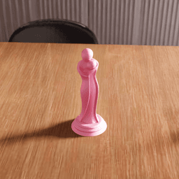 Abstract Mother and Child Statue 3d model