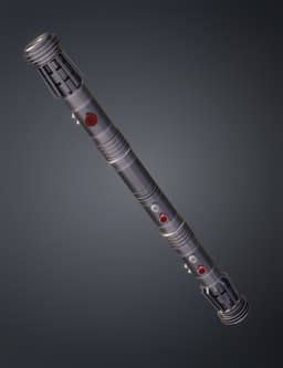 Darth Maul's lightsaber 3d model
