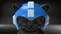 Cat Helmet 01 3d model