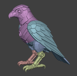 Mechanical Falcon 3d model