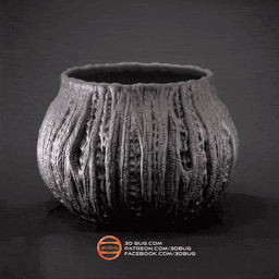 ALIEN PLANTER / VASE / PEN HOLDER 3d model