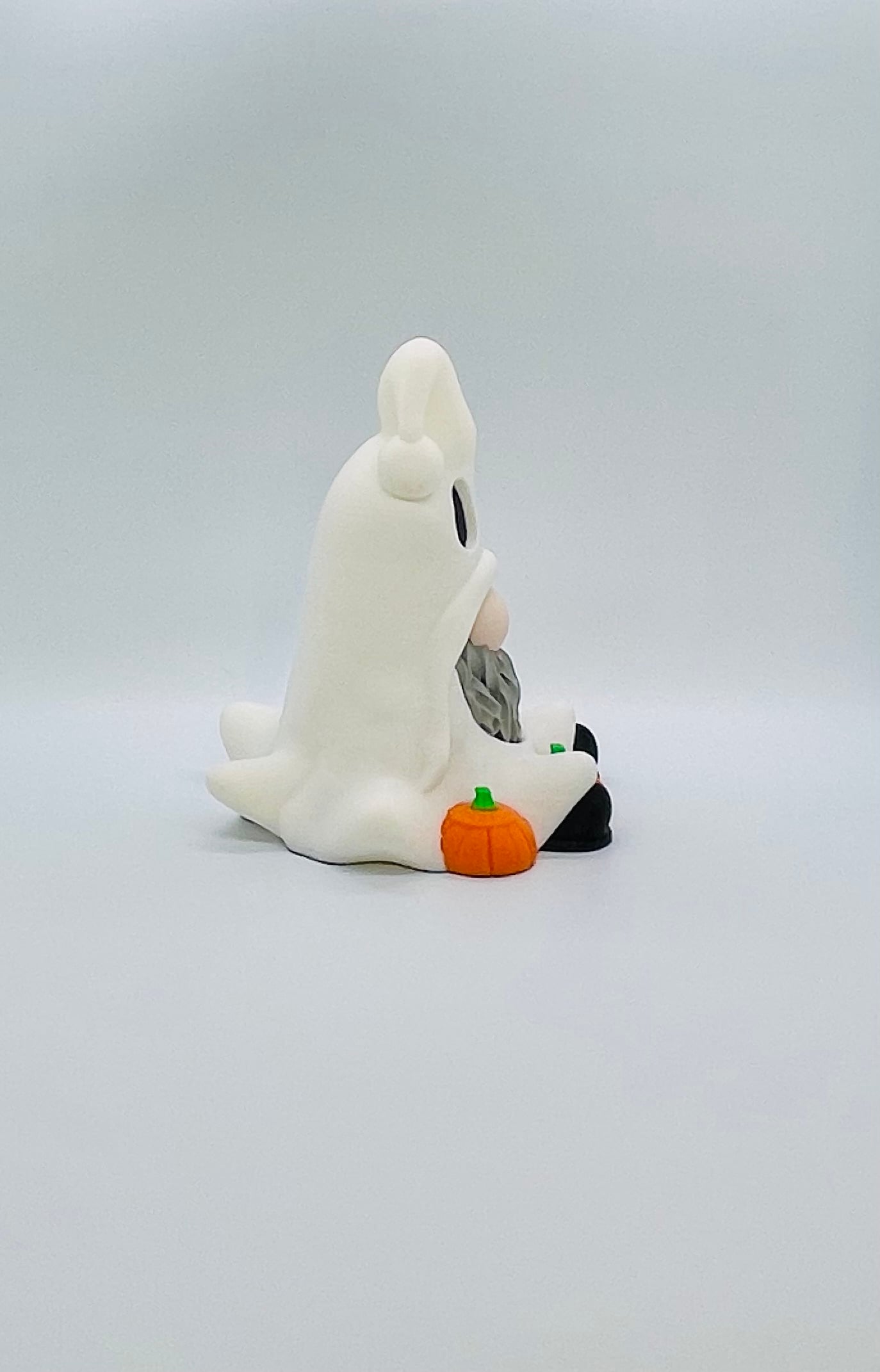 Ghost Gnome with Pumpkins 3d model