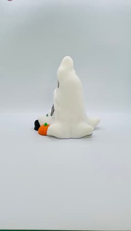 Ghost Gnome with Pumpkins 3d model
