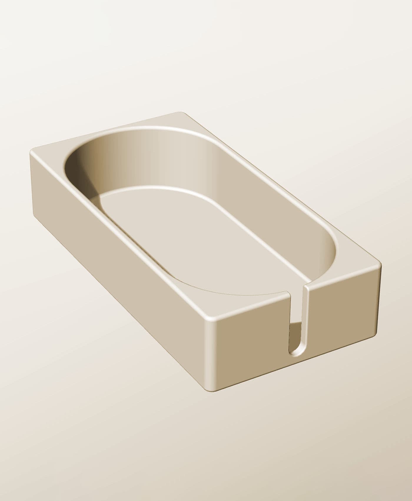 CX96-45-SS Stacking slotted module bin for modern home decor 3d model