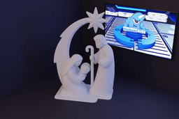 Cena Minimalista da Natividade.stl 3d model