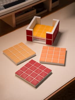 Tile Coaster 3d model
