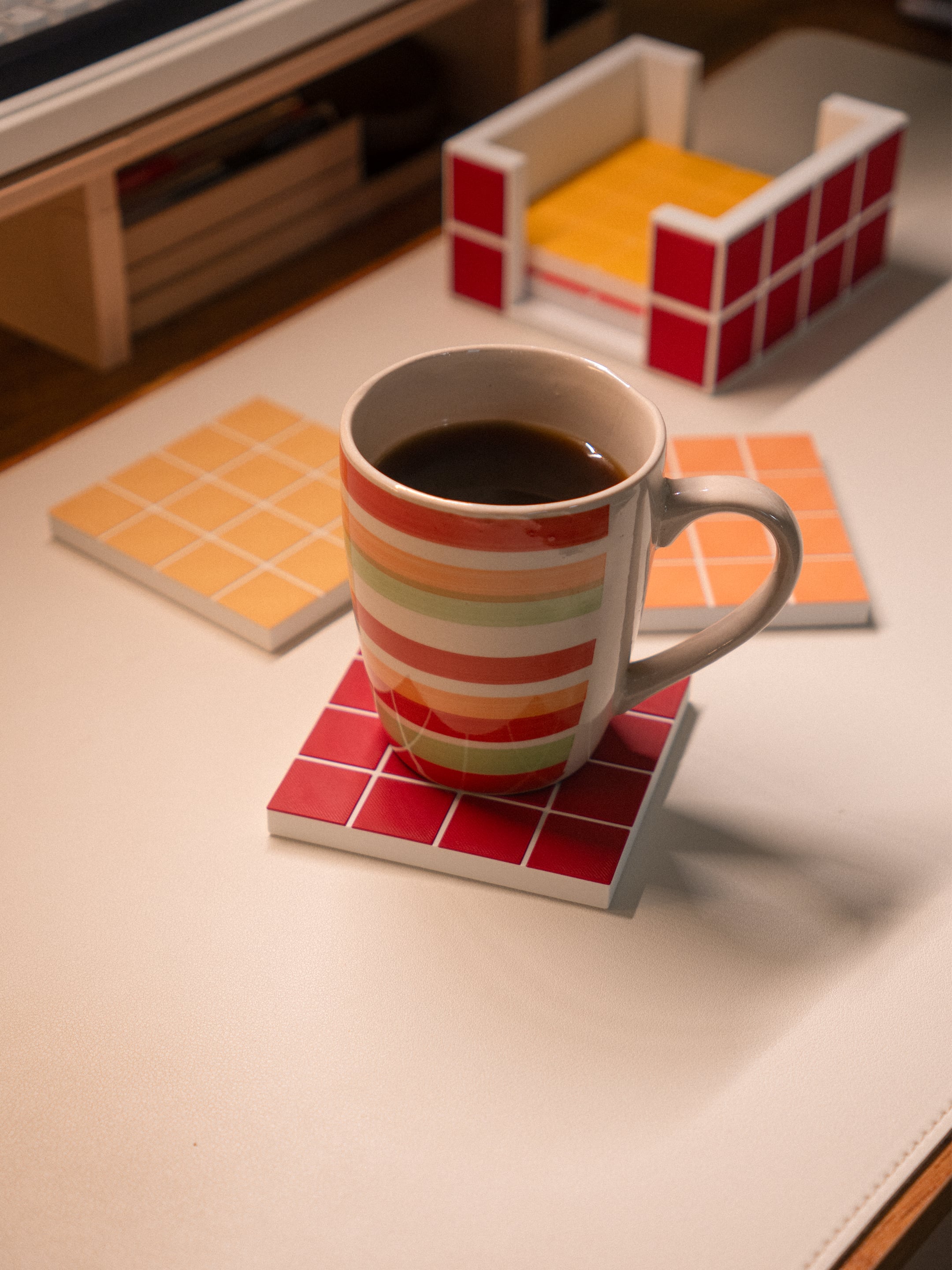 Tile Coaster 3d model