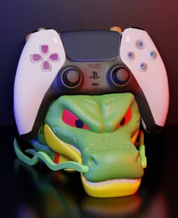 Shen Long Controller Holder: Multiparts +3MF 3d model