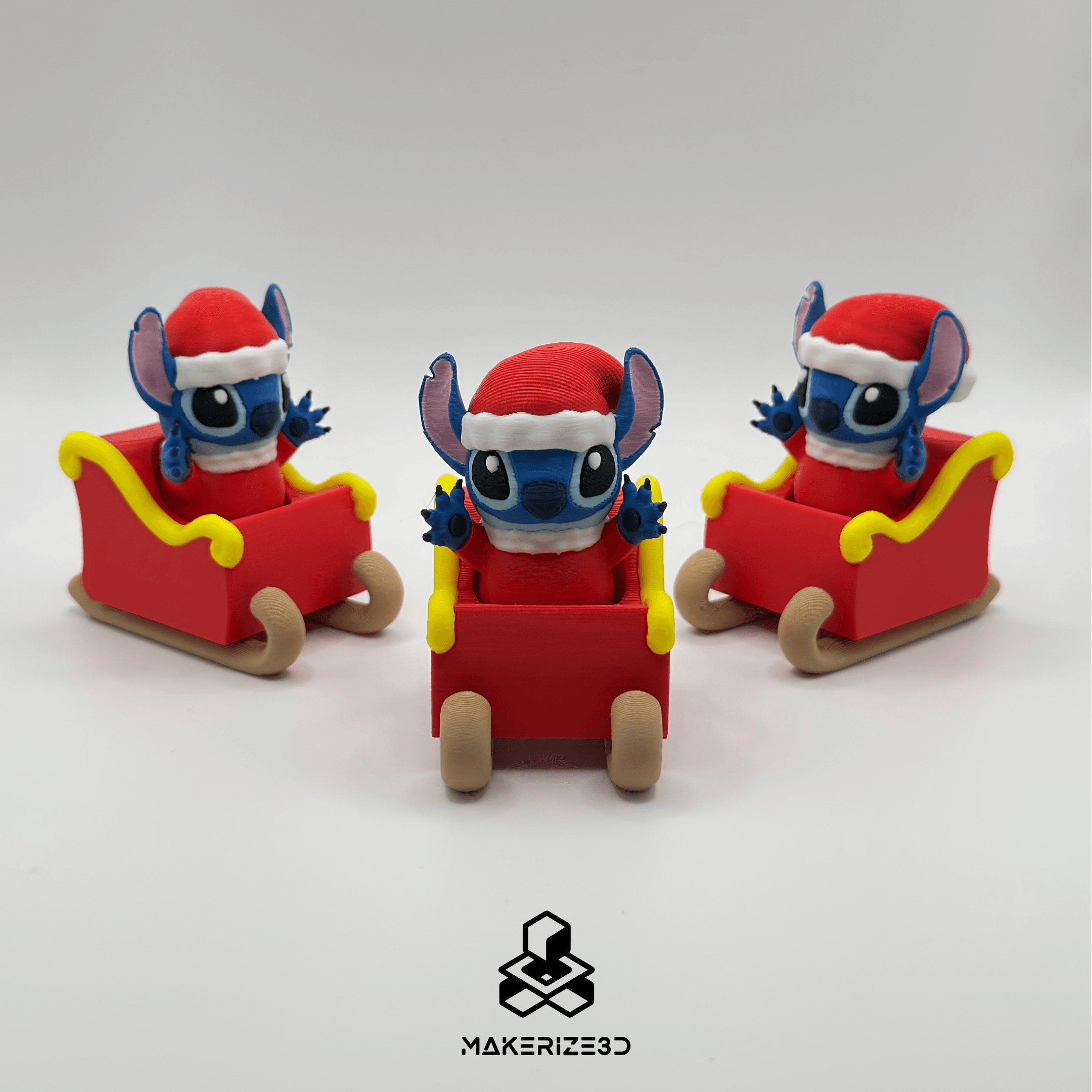 Stitch Santa Clicker 3d model