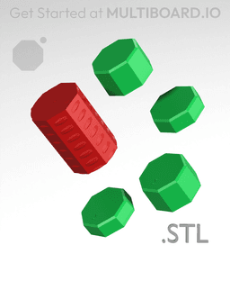 Push-Fits - STL Multiboard Remixing Files 3d model