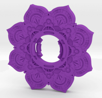 BEYBLADE MANDELA SPINNER | GHOST SERIES 3d model