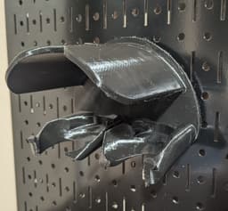 Quest 3 and controller holder pegboard mount 3d model