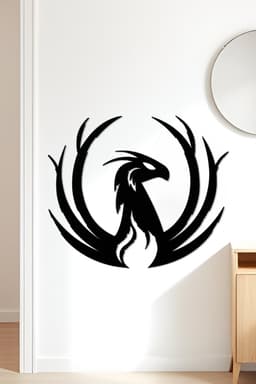 Simurg Wall Art, Wall Decor, Home Decor 3d model