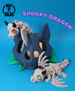 The Spooky Dragon: Azrael and Den 3d model