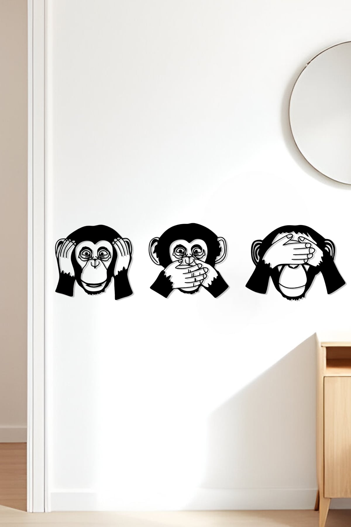 Monkey Wall Art, Wall Decor, Home Decor 3d model