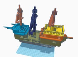 Transport Galleon 3d model