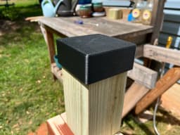 4x4 post cap.stl 3d model