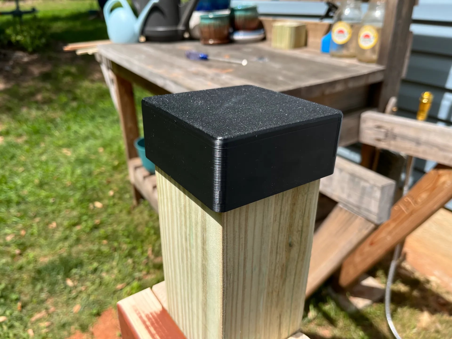 4x4 post cap.stl 3d model