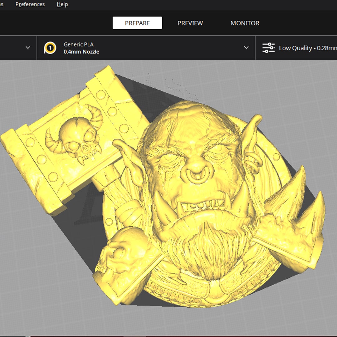 Battle Orc.stl 3d model
