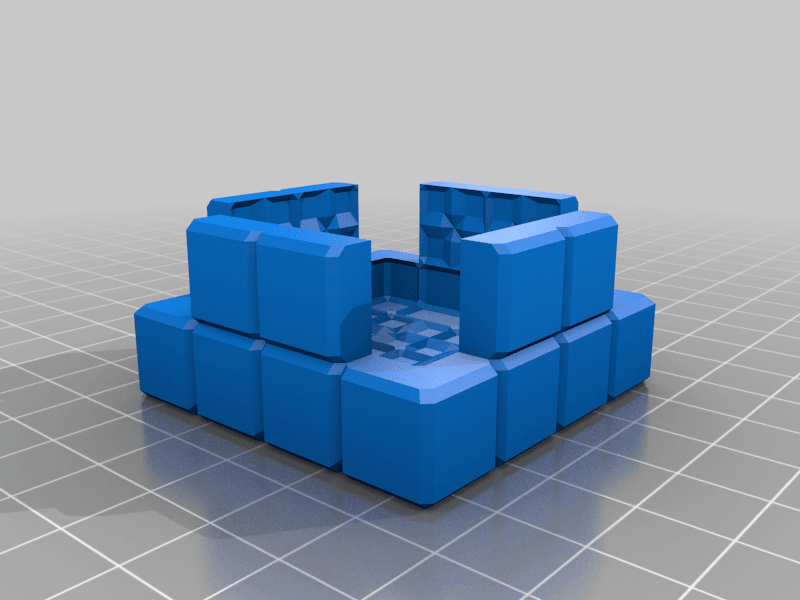 Textured Secret Box 3d model