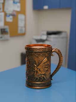 Fantasy Dragon Mug 3d model