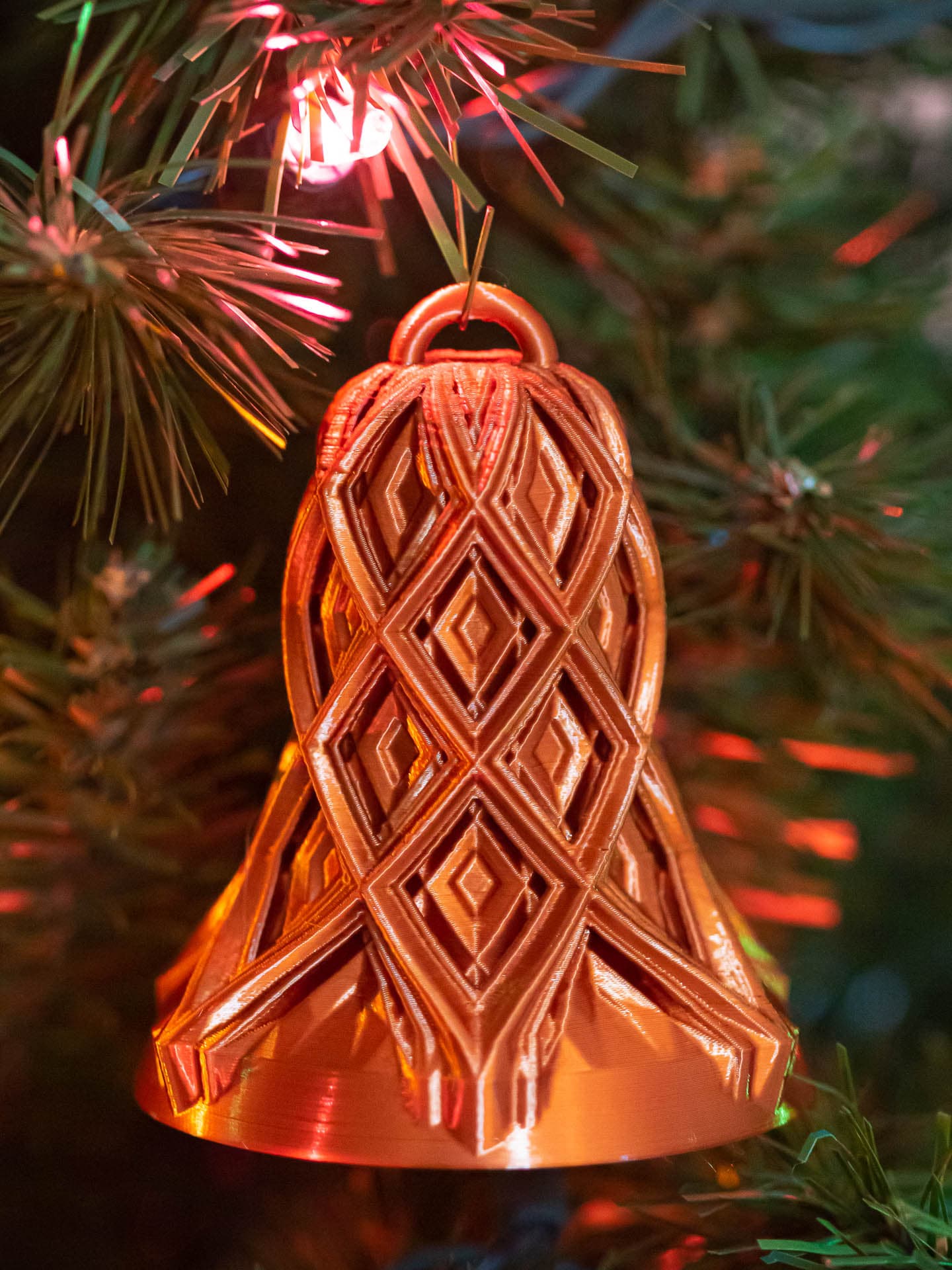 Closed Lattice Christmas Bell 3d model